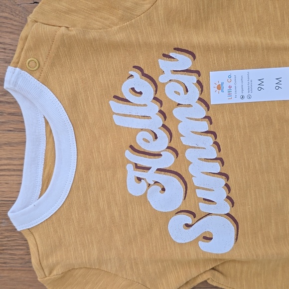 LITTLE CO BY LAUREN CONRAD BRAND BABY GIRL TEE-SHIRTS BUNDLE SIZE 9 MONTHS - Picture 5 of 14